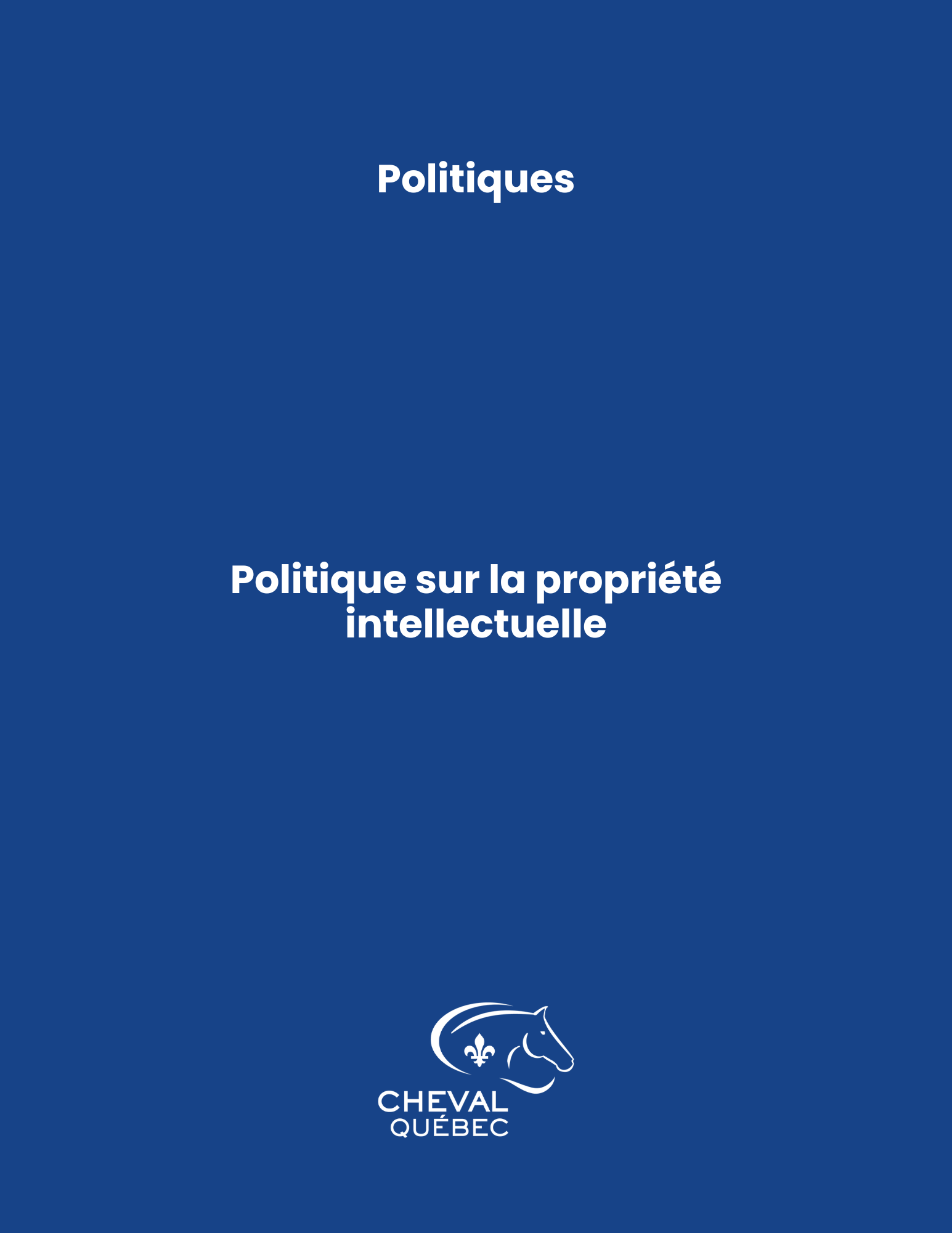 Politique sur la propriété intellectuelle 